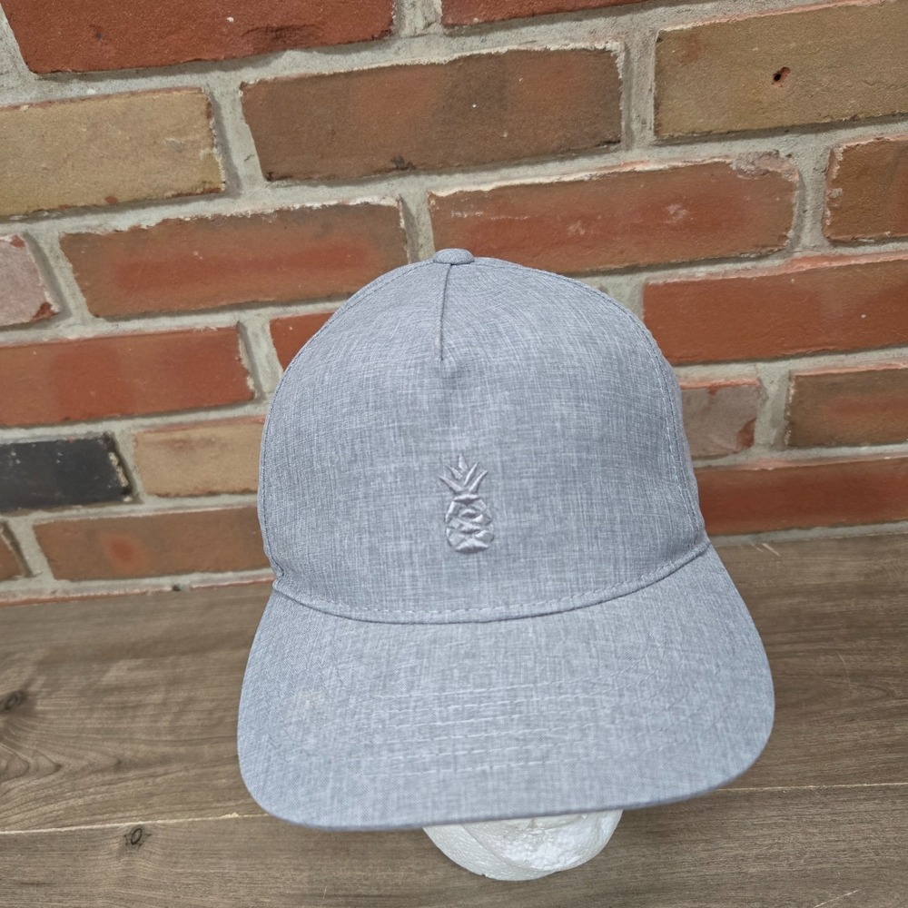 Chubbies Mens Adjustable snap back Pineapple Gray Hat cap NEW